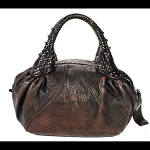 Fendi mini brown spy bag